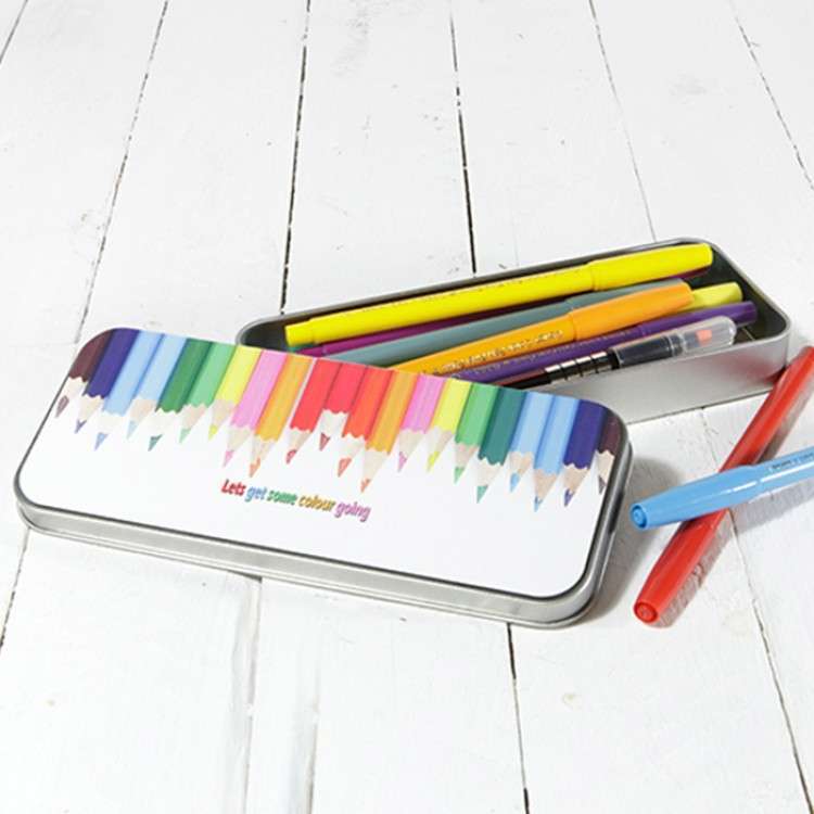 sublimation metal pencil tin 