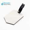 Sublimation Hexagon MDF Luggage Tag custom Luggage Tag - Image 5