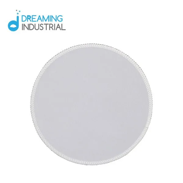 Sublimation Sewn Edge Photo Mouse Mat Sublimation Round Mouse Pad - Image 4
