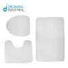 Bathroom Printable Blank Bath Mats Rugs Carpets Set Bath Mats Set for Sublimation Sublimation Three Pieces Bath Mat Set