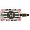 MDF Rectangle Luggage Tag with black strap - Image 3