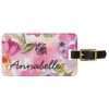 MDF Rectangle Luggage Tag with black strap - Image 2